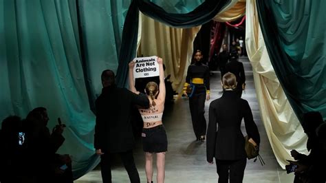 Breaking: PETA Disrupter Crashes Fendi Fashion Show With 